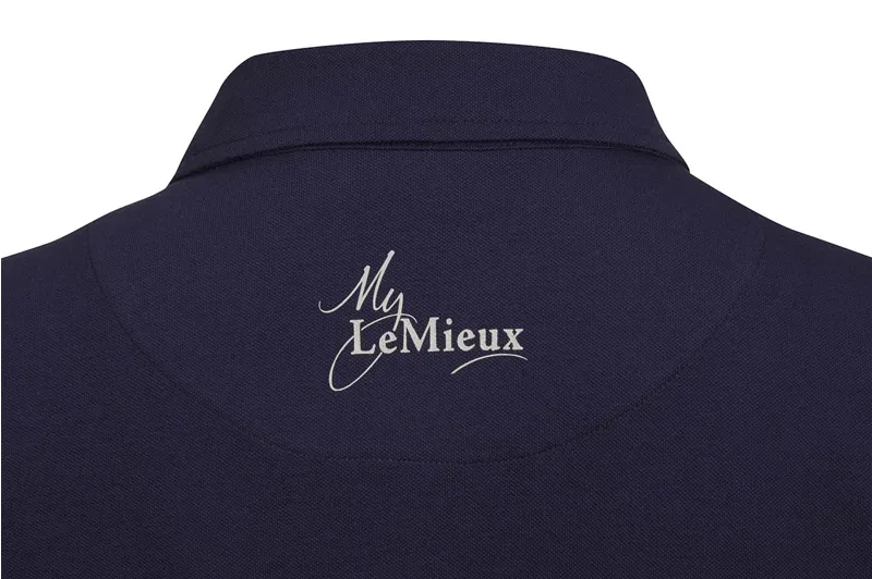 LeMieux Polo Shirt Ladies in Navy Blue-5